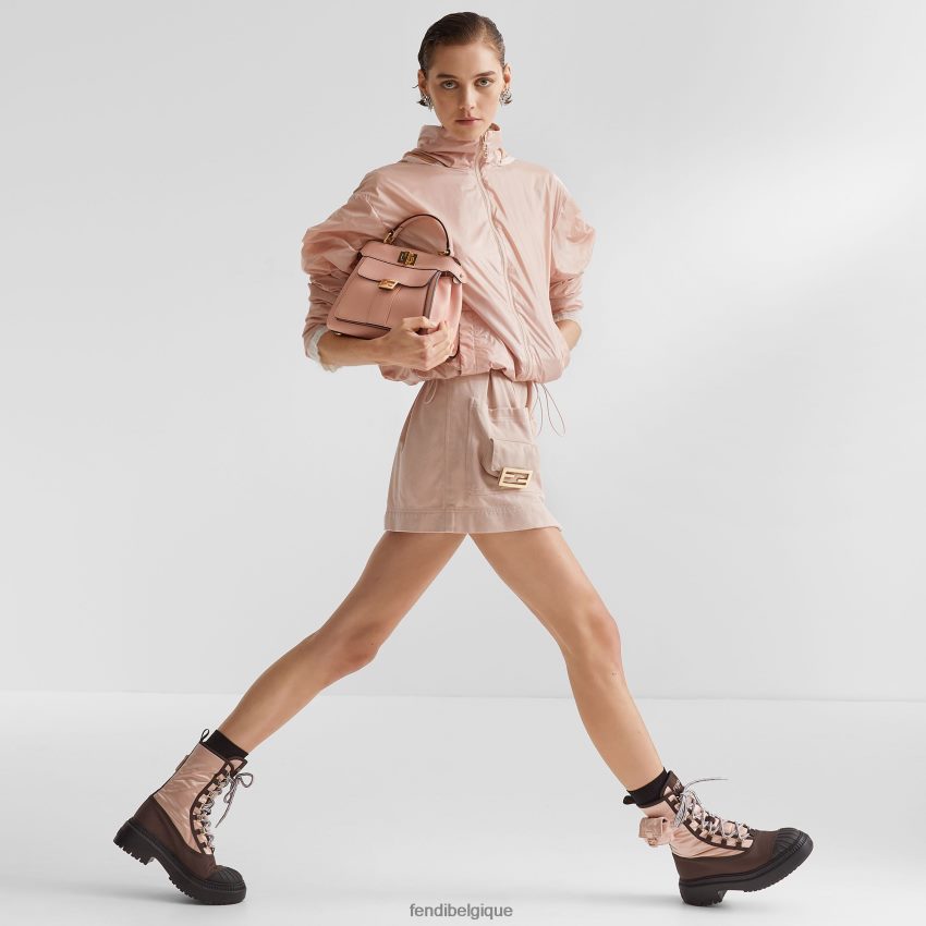 vêtements Fendi coupe-vent en nylon rose femmes 8X8J2J1202 Fendi Belgique
