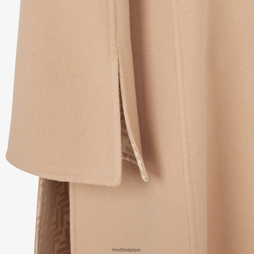 vêtements Fendi manteau en laine beige femmes 8X8J2J1119 Fendi Lunette De Soleil