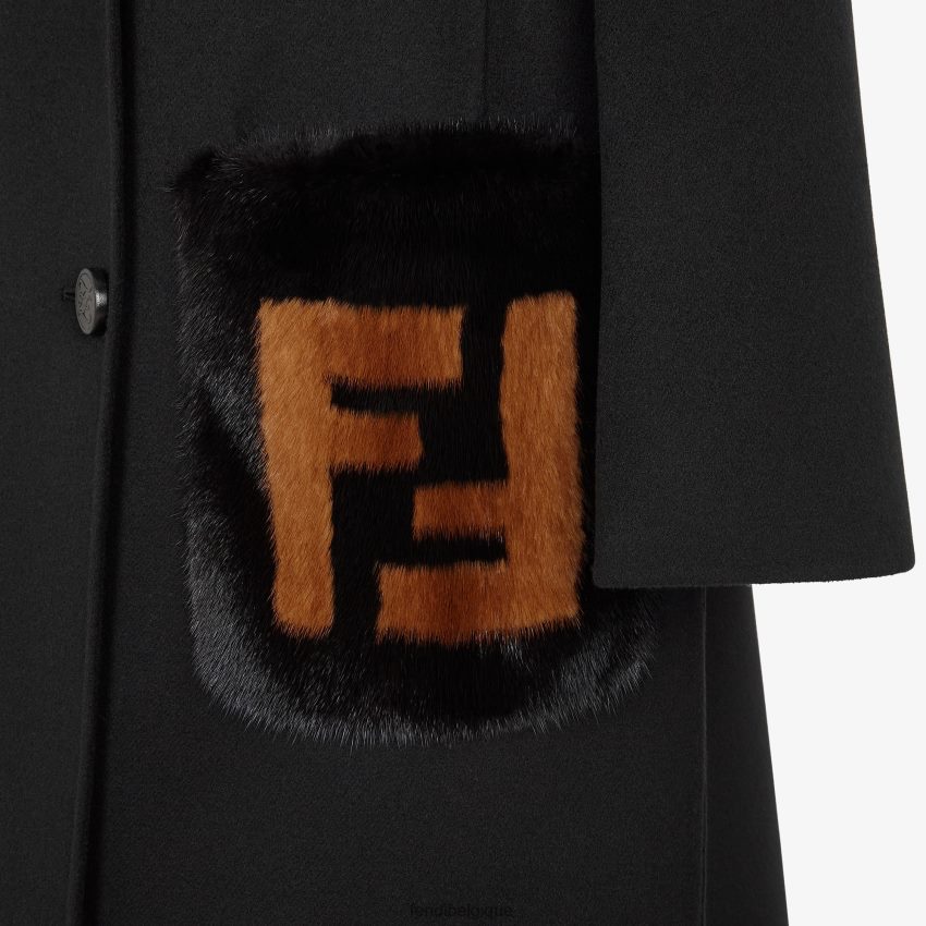 vêtements Fendi manteau en laine mode femmes 8X8J2J1256 Fendi Belgique