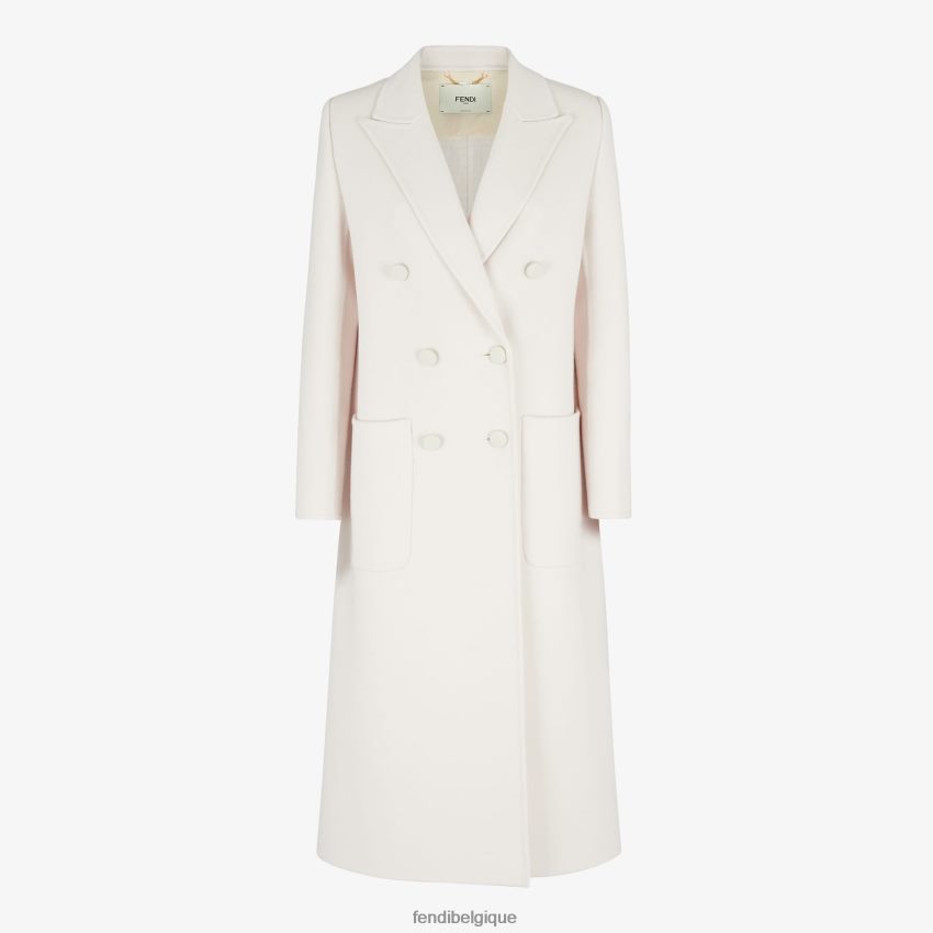 vêtements Fendi manteau en laine noir femmes 8X8J2J1102 Fendi Sac