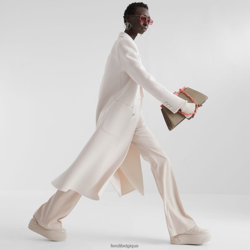 vêtements Fendi manteau en laine noir femmes 8X8J2J1102 Fendi Sac