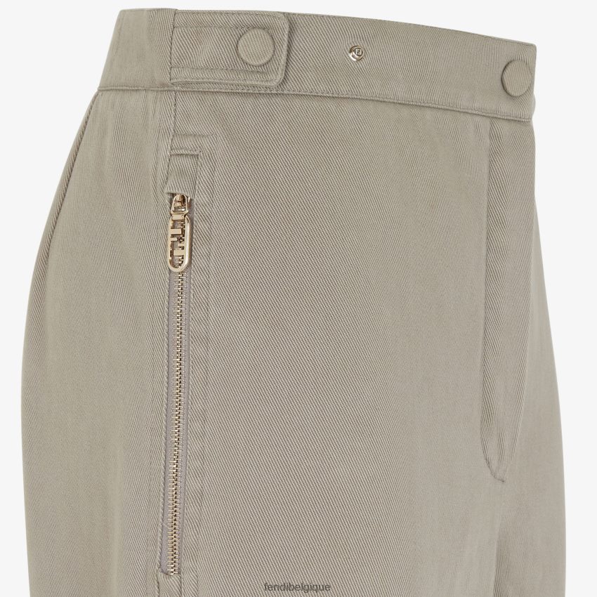 vêtements Fendi pantalon de forage colombe beige femmes 8X8J2J1191 Fendi Lunette De Soleil