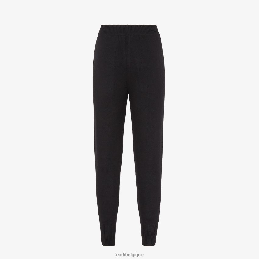 vêtements Fendi pantalon en éco-cachemire noir femmes 8X8J2J1182 Fendi Lunette De Soleil