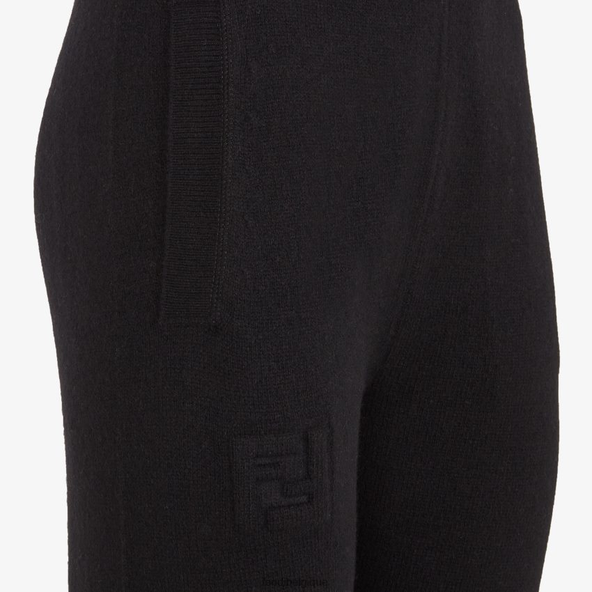 vêtements Fendi pantalon en éco-cachemire noir femmes 8X8J2J1182 Fendi Lunette De Soleil