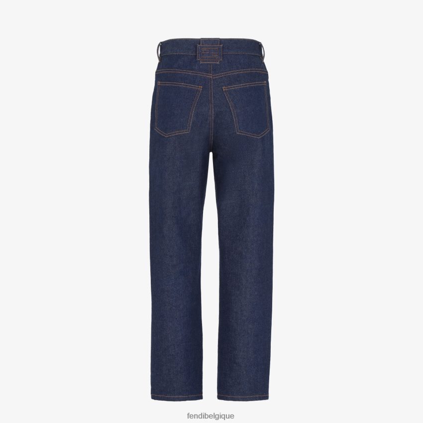 vêtements Fendi pantalon en jean bleu femmes 8X8J2J1195 Fendi Sac