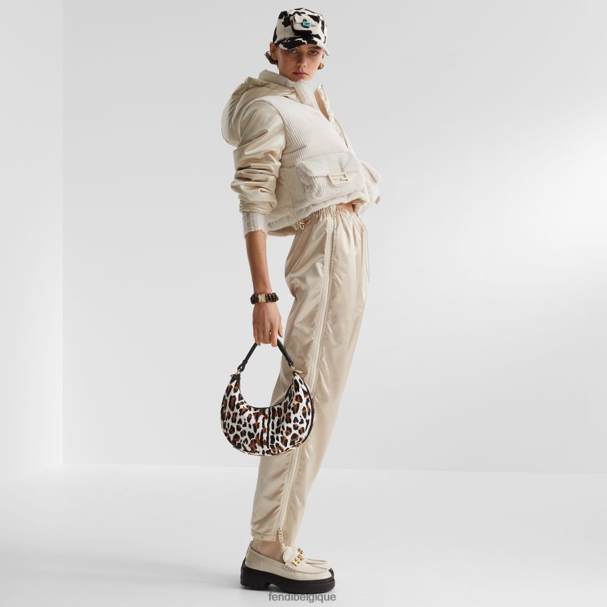 vêtements Fendi pantalon en nylon blanc femmes 8X8J2J1152 Fendi Lunette De Soleil