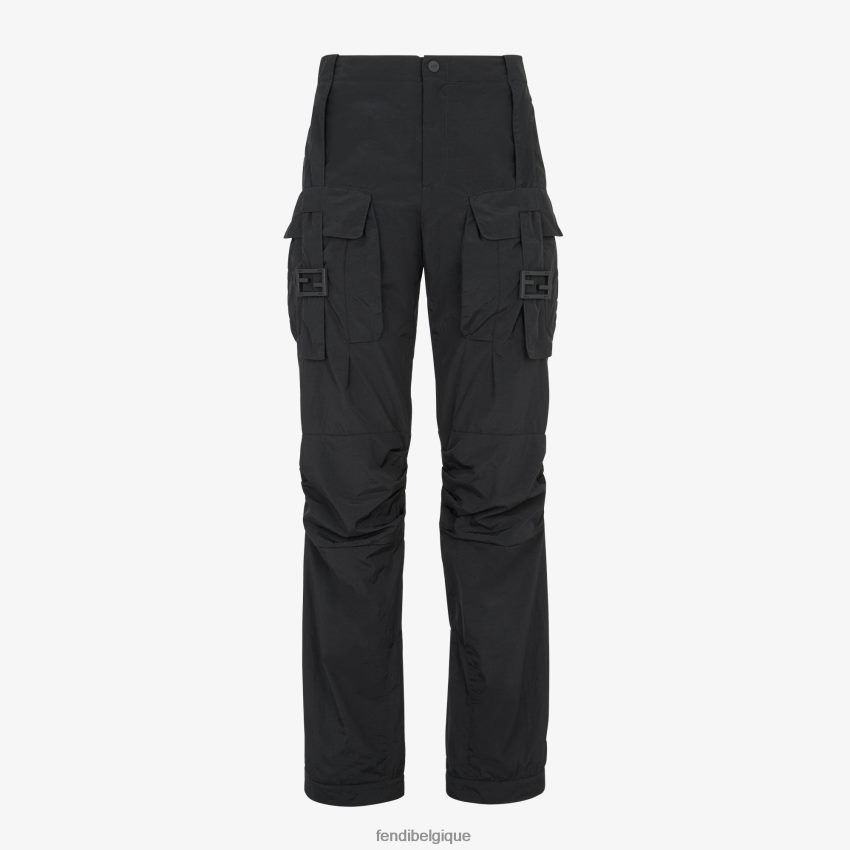 vêtements Fendi pantalon en nylon noir femmes 8X8J2J1096 Fendi Sac