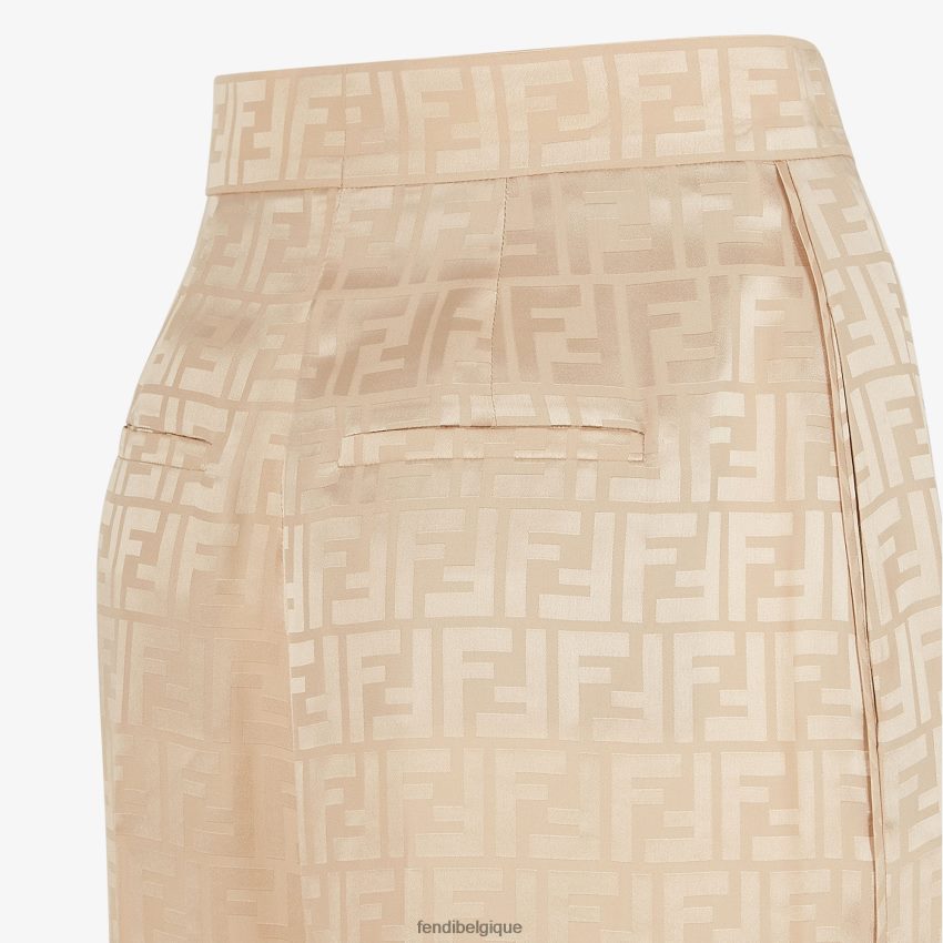 vêtements Fendi pantalon en soie beige femmes 8X8J2J969 Fendi Lunette De Soleil