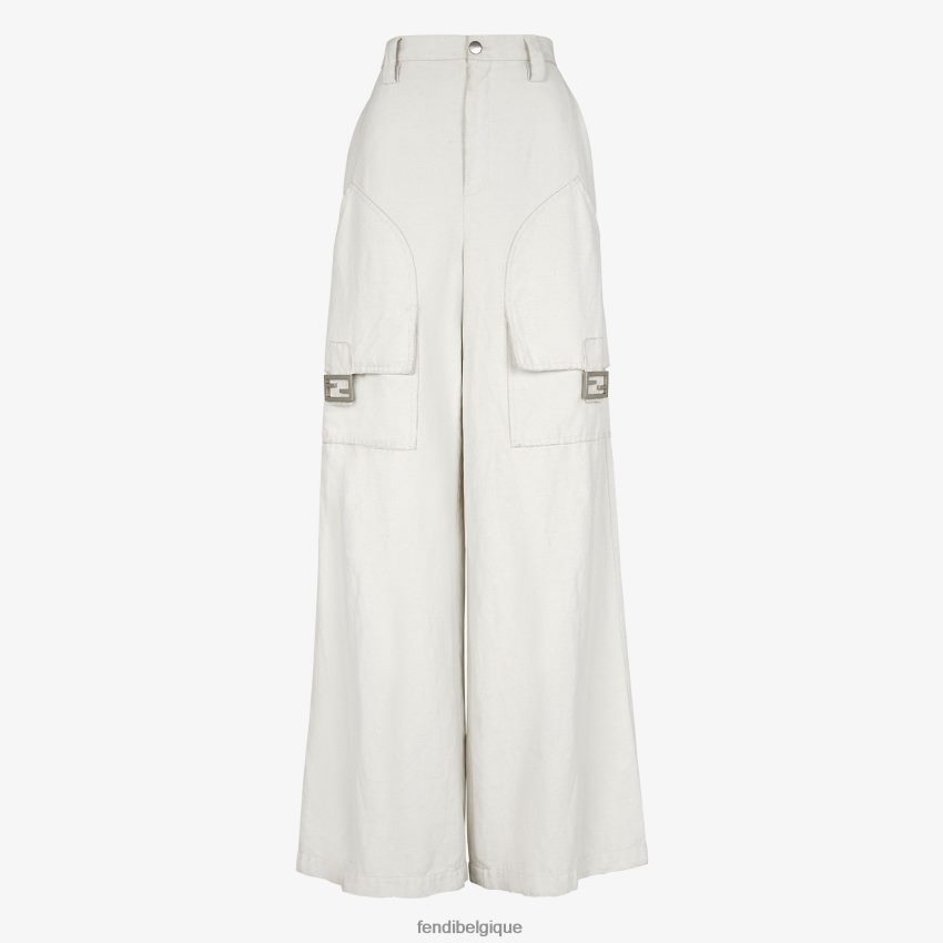 vêtements Fendi pantalon en toile marc jacobs blanc femmes 8X8J2J1245 Fendi Lunette De Soleil