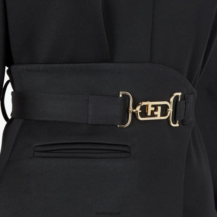 vêtements Fendi sweat-shirt en jersey noir femmes 8X8J2J1210 Fendi Sac