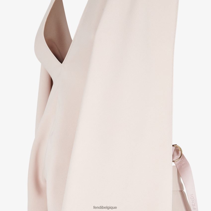 vêtements Fendi robe en cady pâle rose femmes 8X8J2J1004 Fendi Belgique