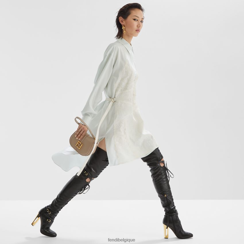 vêtements Fendi robe en soie bleu clair femmes 8X8J2J965 Fendi Belgique