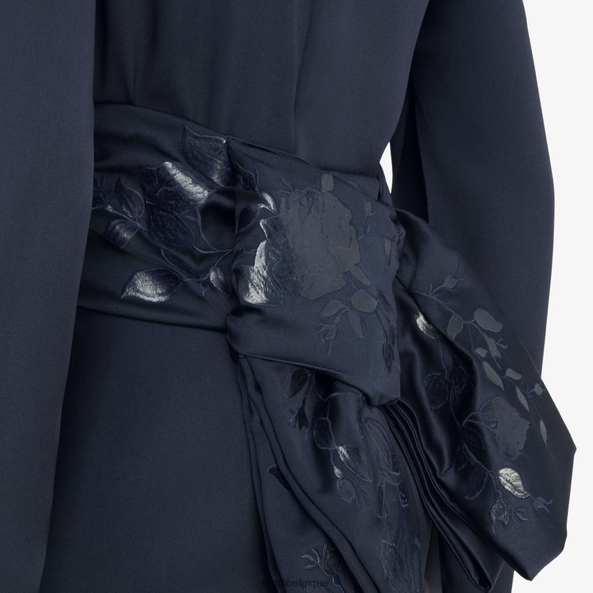 vêtements Fendi robe en soie bleu femmes 8X8J2J1134 Fendi Lunette De Soleil