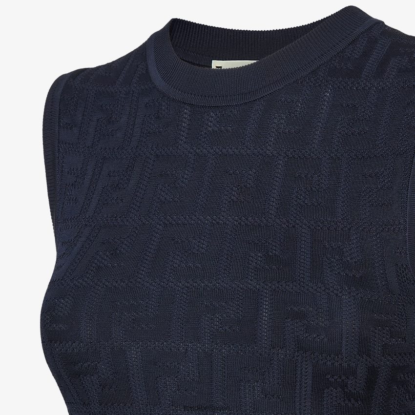 vêtements Fendi robe en tricot bleu femmes 8X8J2J1079 Fendi Belgique