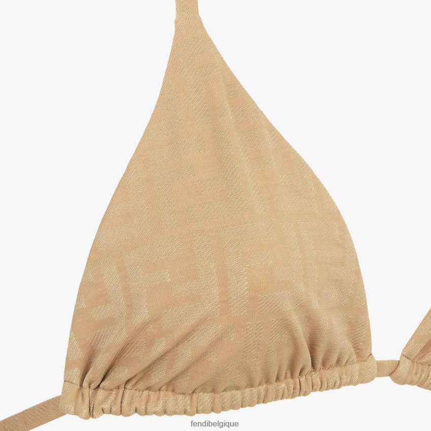 vêtements Fendi bikini en lycra beige femmes 8X8J2J1047 Fendi Lunette De Soleil
