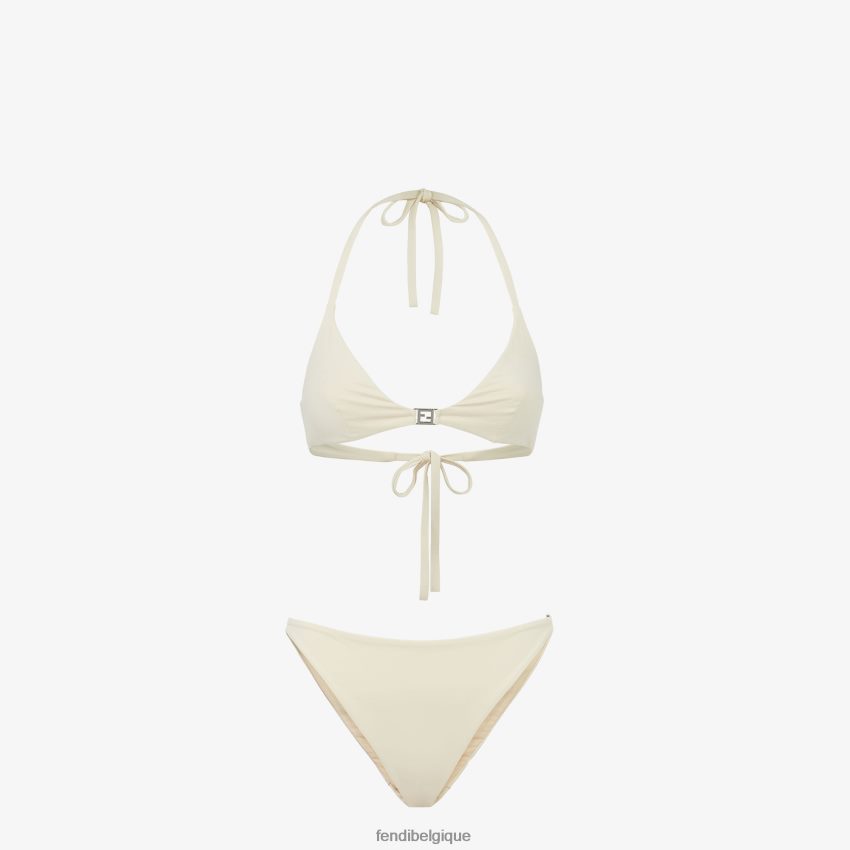 vêtements Fendi bikini en lycra beige femmes 8X8J2J1068 Fendi Lunette De Soleil