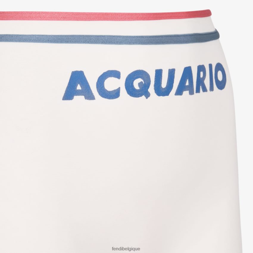 vêtements Fendi bikini en lycra blanc femmes 8X8J2J1022 Fendi Belgique