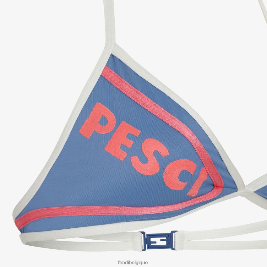 vêtements Fendi bikini en lycra bleu femmes 8X8J2J1024 Fendi Sac