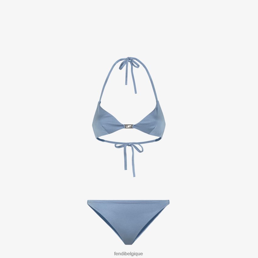 vêtements Fendi bikini en lycra bleu femmes 8X8J2J1159 Fendi Sac