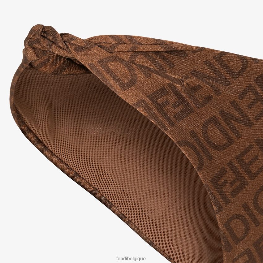 vêtements Fendi bikini en lycra brun femmes 8X8J2J1057 Fendi Sac