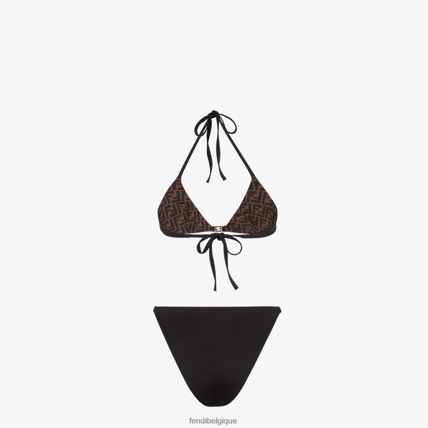 vêtements Fendi bikini en lycra noir femmes 8X8J2J1073 Fendi Belgique