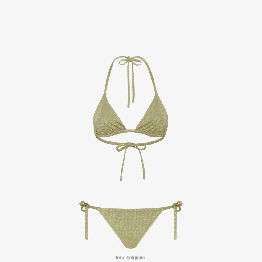 vêtements Fendi bikini en lycra vert femmes 8X8J2J1141 Fendi Sac
