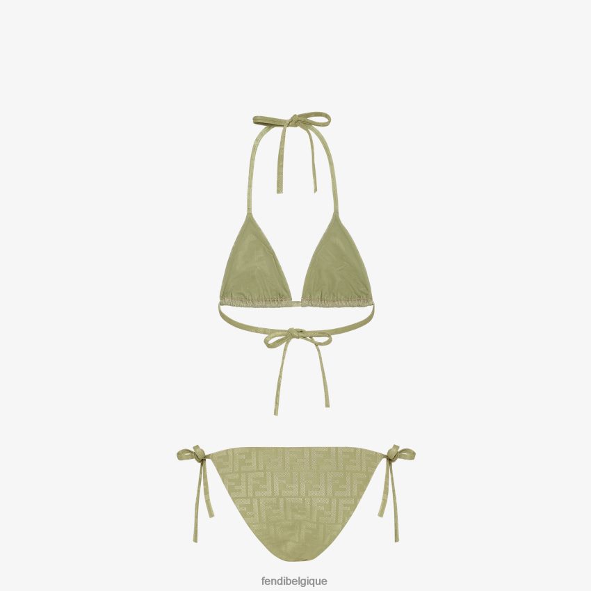 vêtements Fendi bikini en lycra vert femmes 8X8J2J1141 Fendi Sac