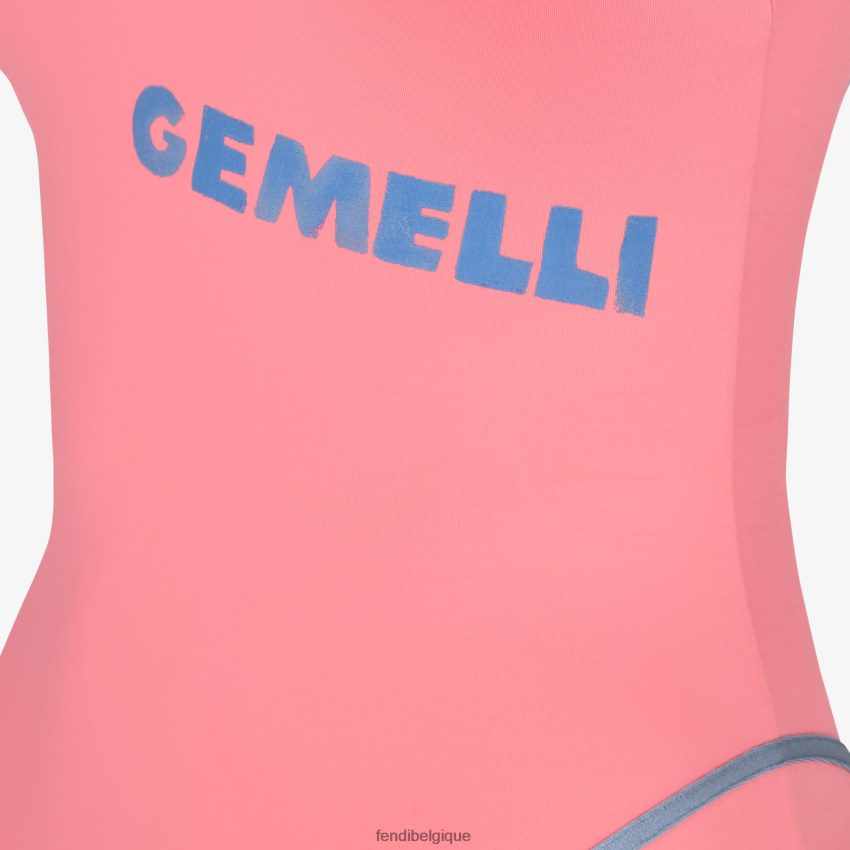 vêtements Fendi maillot de bain en lycra rose femmes 8X8J2J1052 Fendi Belgique