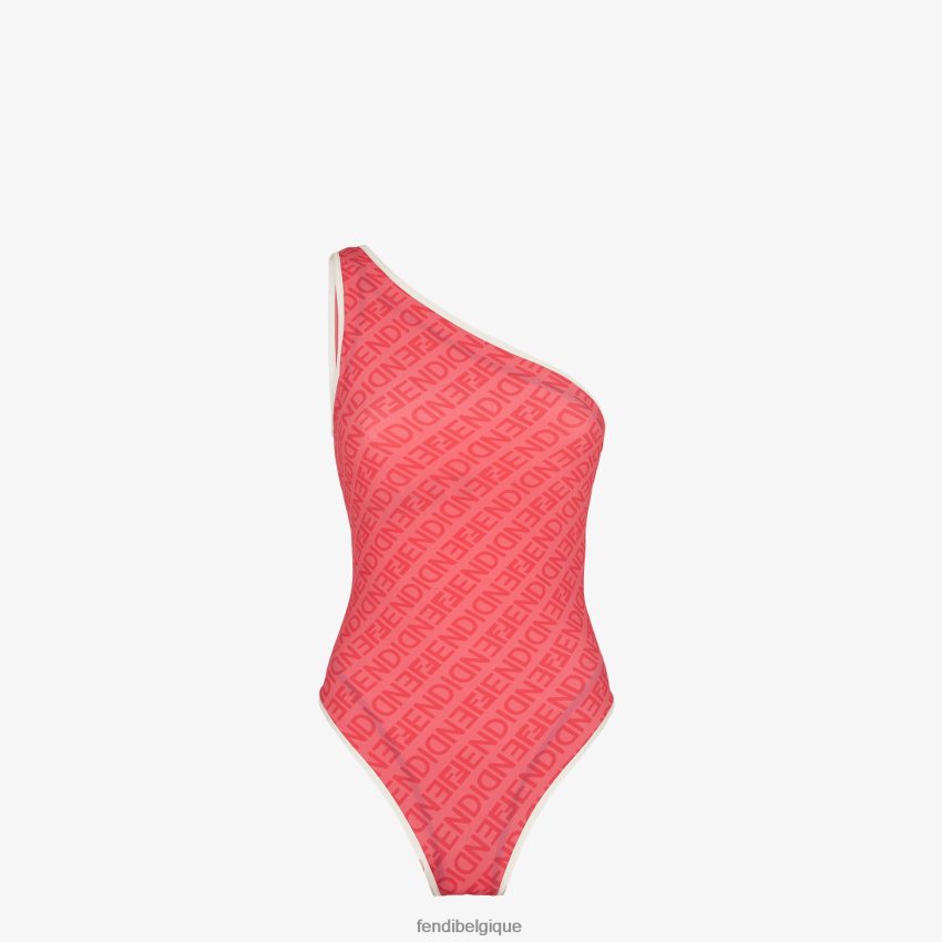 vêtements Fendi maillot de bain en lycra rose femmes 8X8J2J1052 Fendi Belgique