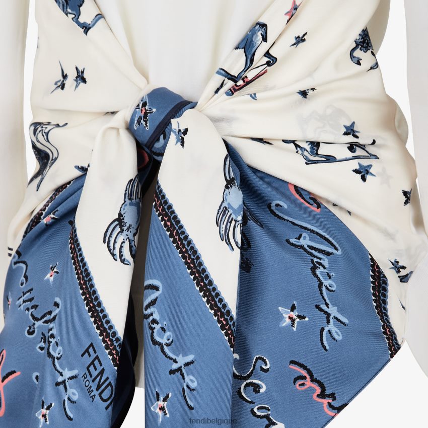 vêtements Fendi cardigan en laine blanc femmes 8X8J2J1246 Fendi Sac