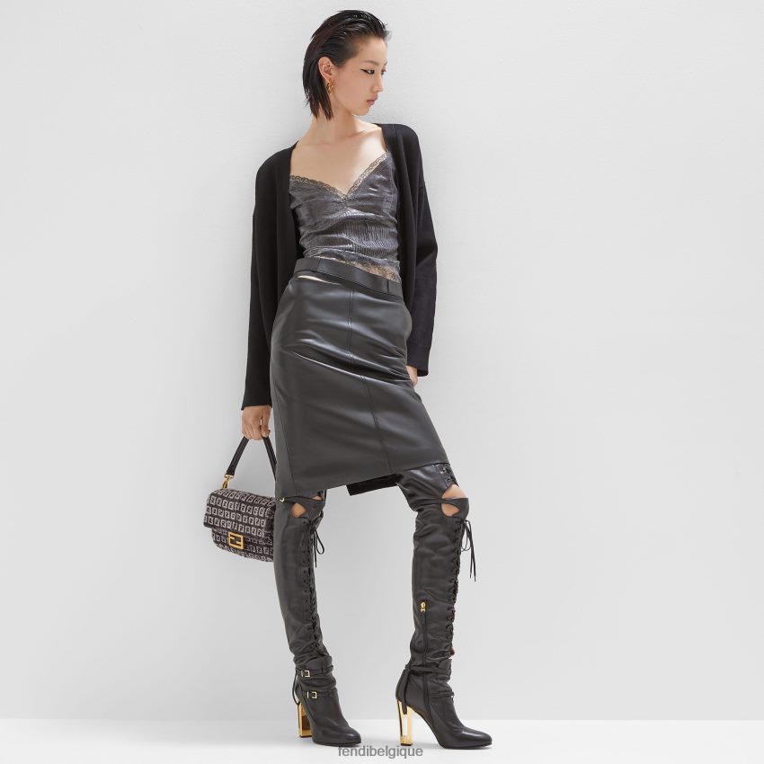 vêtements Fendi cardigan en tricot noir femmes 8X8J2J1180 Fendi Sac