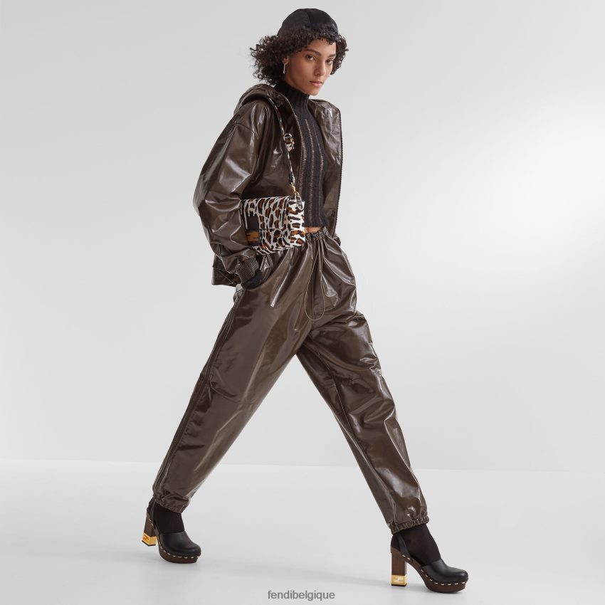 vêtements Fendi pull en nylon et mohair noir femmes 8X8J2J994 Fendi Sac