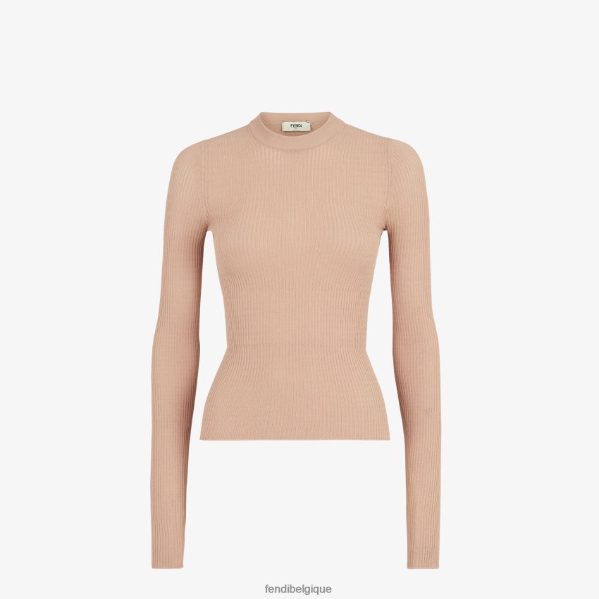 vêtements Fendi pull en viscose beige femmes 8X8J2J1065 Fendi Lunette De Soleil