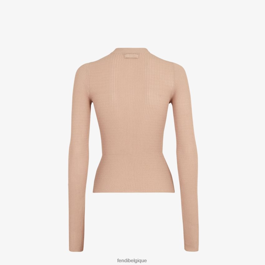 vêtements Fendi pull en viscose beige femmes 8X8J2J1065 Fendi Lunette De Soleil