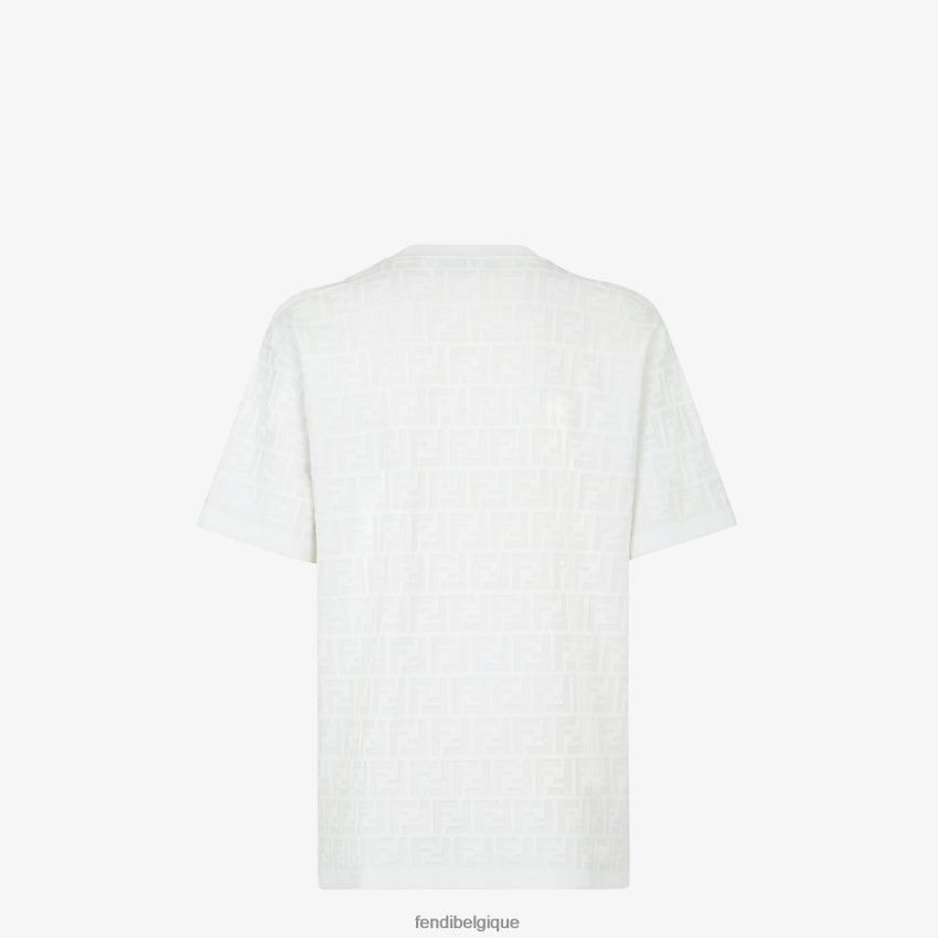 vêtements Fendi pull en viscose blanc femmes 8X8J2J1162 Fendi Sac