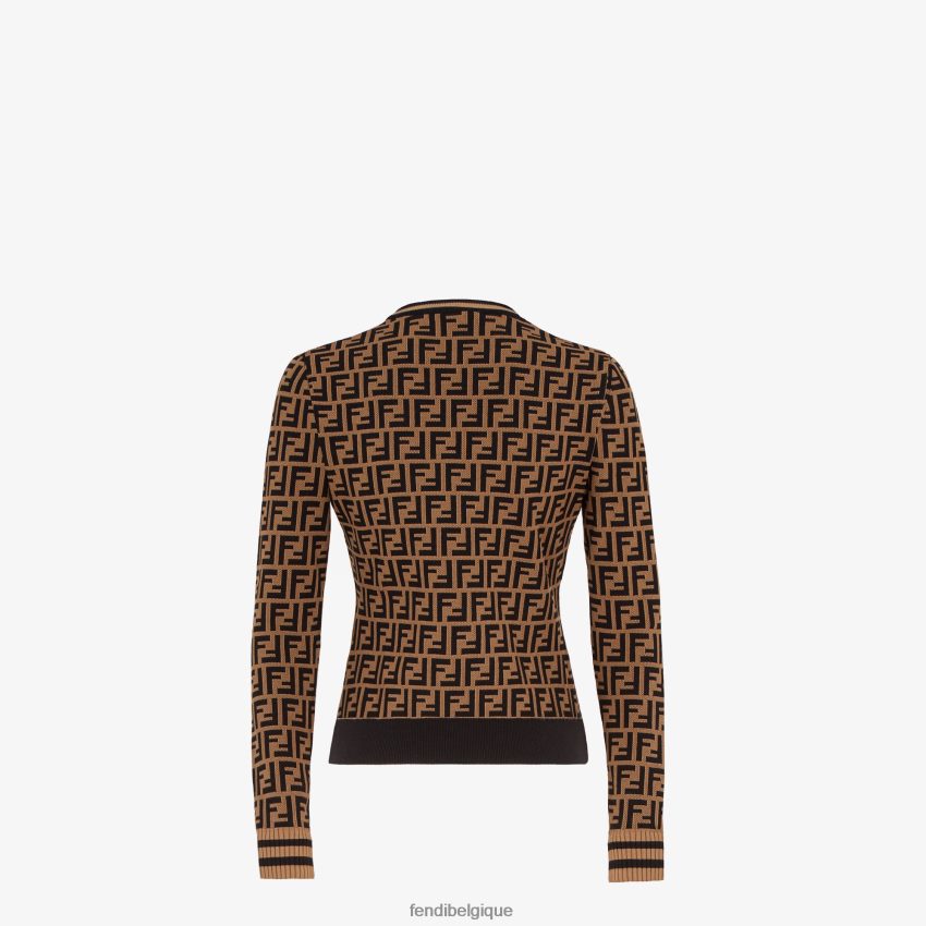 vêtements Fendi pull à motif ff multicolore femmes 8X8J2J970 Fendi Sac