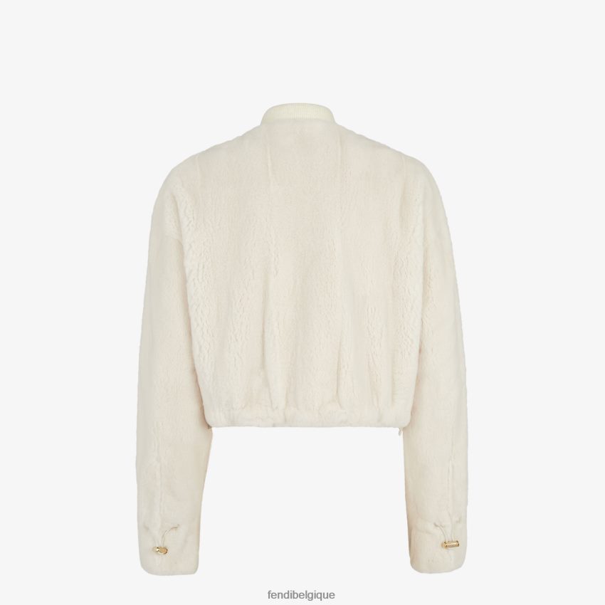 vêtements Fendi blouson aviateur en vison mode femmes 8X8J2J1163 Fendi Belgique