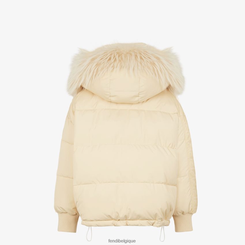 vêtements Fendi doudoune en nylon blanc femmes 8X8J2J1242 Fendi Lunette De Soleil
