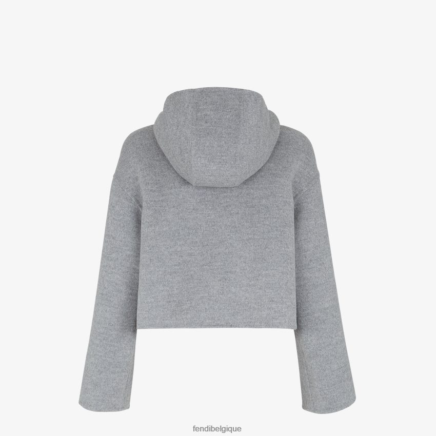 vêtements Fendi veste en laine mode femmes 8X8J2J1241 Fendi Belgique