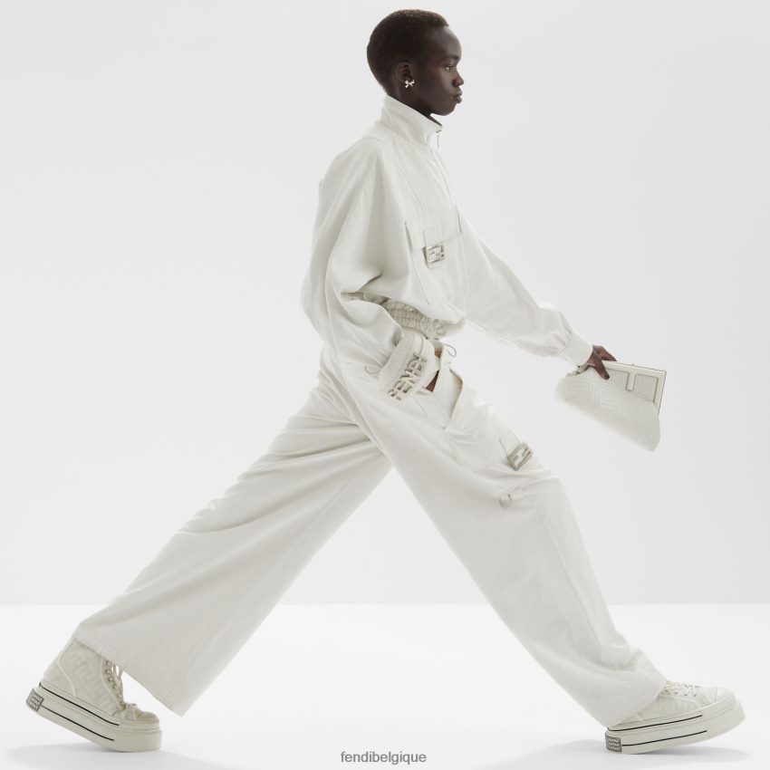 vêtements Fendi veste en toile par marc jacobs blanc femmes 8X8J2J1027 Fendi Sac