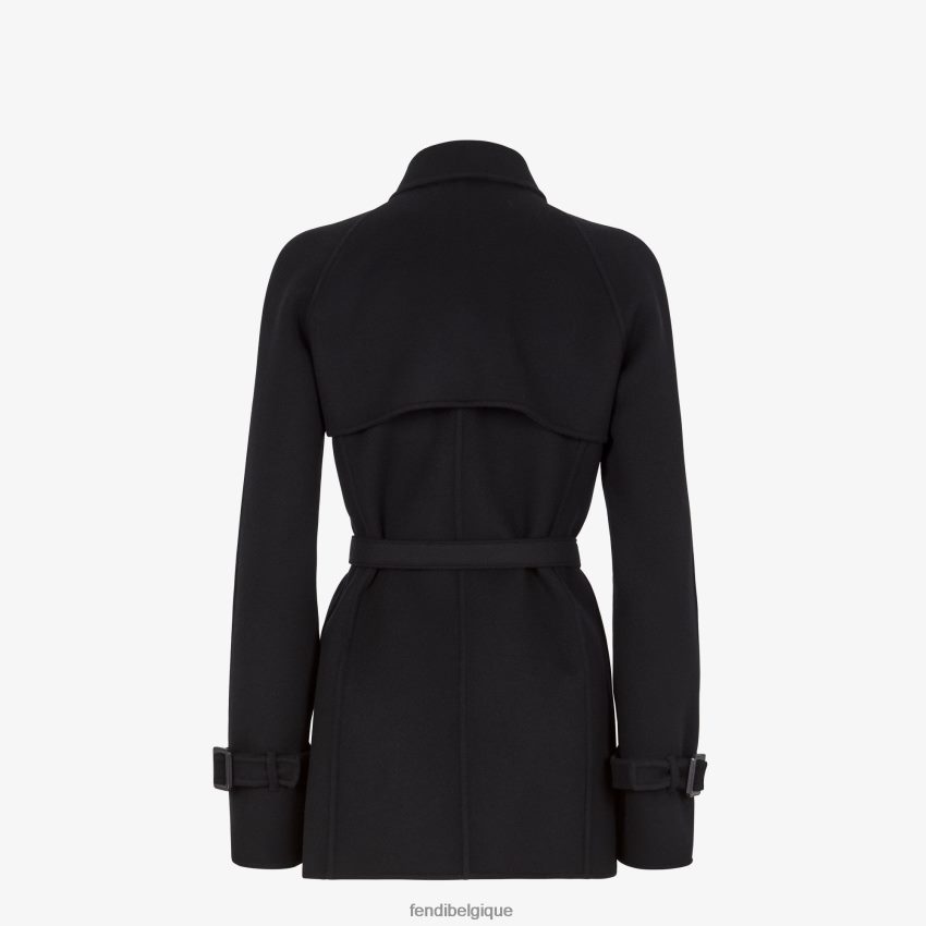 vêtements Fendi veste incontournable en laine noir femmes 8X8J2J1209 Fendi Lunette De Soleil