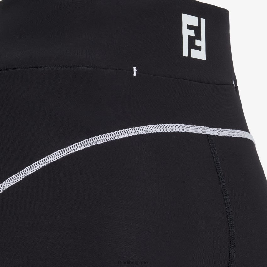 vêtements Fendi legging en lycra noir femmes 8X8J2J1175 Fendi Belgique