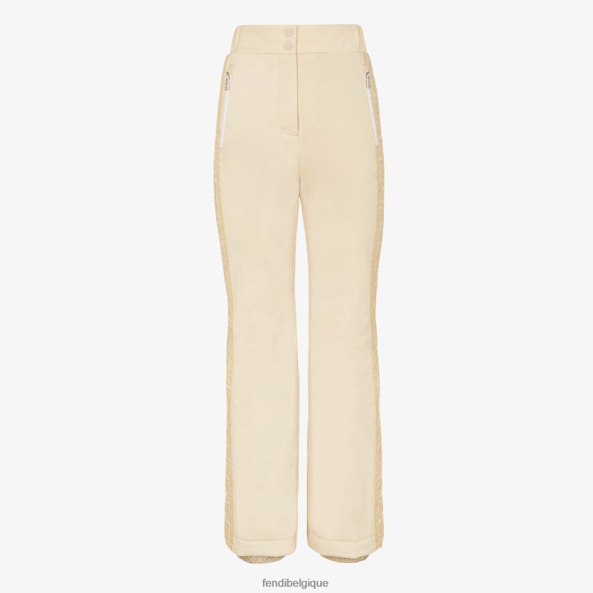 vêtements Fendi pantalon en nylon blanc femmes 8X8J2J1240 Fendi Sac