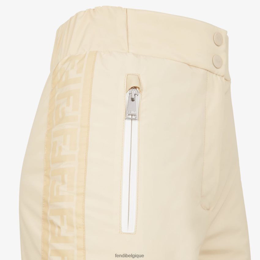 vêtements Fendi pantalon en nylon blanc femmes 8X8J2J1240 Fendi Sac