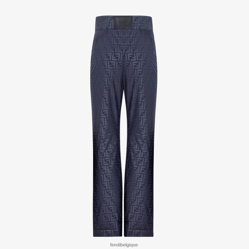 vêtements Fendi pantalon en tissu technique ff bleu femmes 8X8J2J1176 Fendi Lunette De Soleil