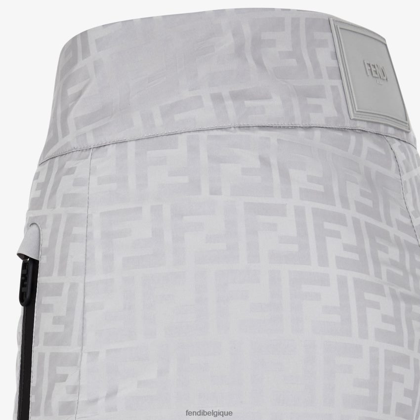 vêtements Fendi pantalon en tissu technique ff gris femmes 8X8J2J1179 Fendi Lunette De Soleil