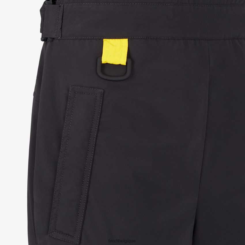 vêtements Fendi salopette de ski en tissu technique noir femmes 8X8J2J1173 Fendi Lunette De Soleil