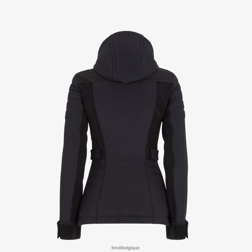 vêtements Fendi veste en tissu technique noir femmes 8X8J2J1171 Fendi Sac