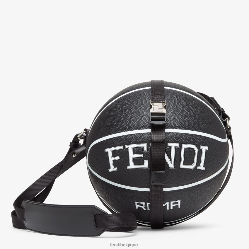 accessoires Fendi ballon de basket en caoutchouc noir hommes 8X8J2J2386 Fendi Sac