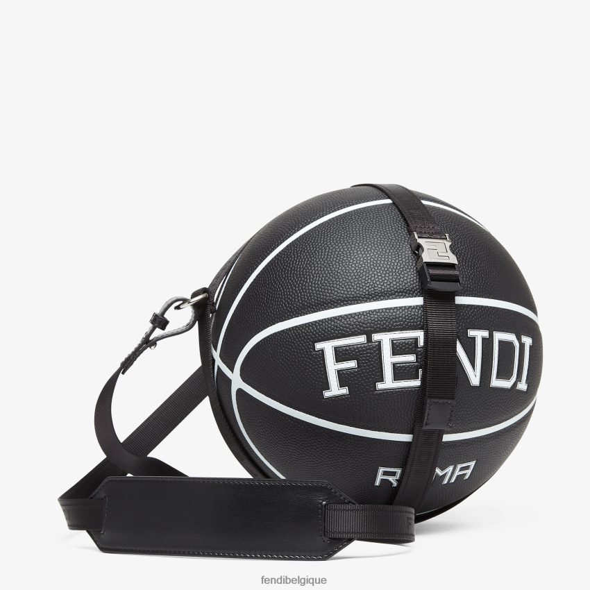 accessoires Fendi ballon de basket en caoutchouc noir hommes 8X8J2J2386 Fendi Sac